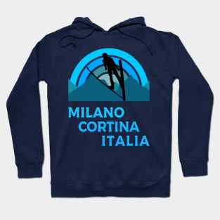 Milano, Cortina, Italia Hoodie